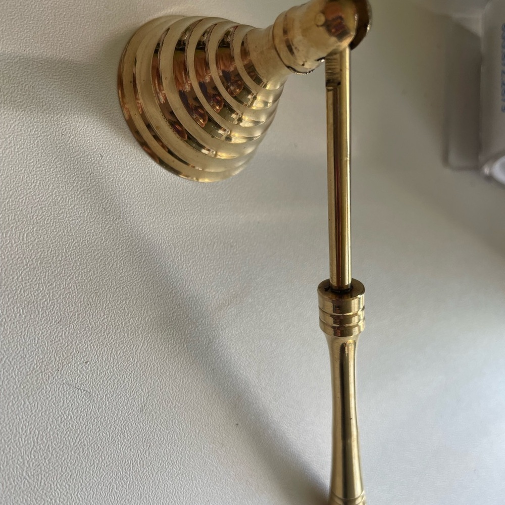 Small Candle Snuffer- Brass Finish